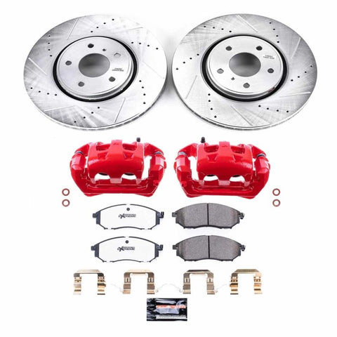 Power Stop 05-12 Infiniti FX35 Front Z26 Street Kit w/Calipers - KC5264-26