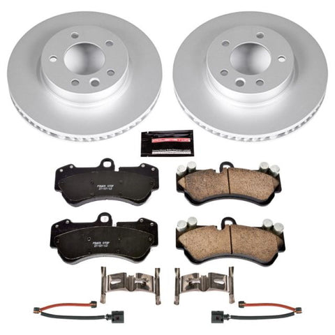 Power Stop 04-06 Porsche Cayenne Front Z23 Evolution Sport Coated Brake Kit - CRK4554