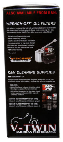 K&N Textured Black Replacement Air Filter 2015 Harley Davidson XG500 Street - HD-4915