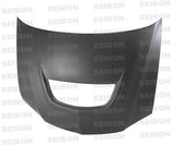 Seibon 03-07 Mitsubishi Evo 8/9 OEM-DRY Carbon Fiber Hood - HD0305MITEVO8-OE-DRY