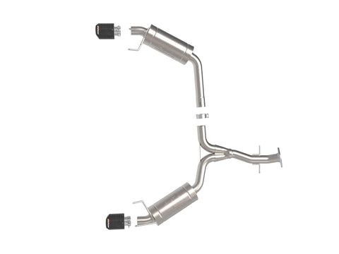 aFe POWER Takeda 06-13 Lexus IS250/IS350 SS Axle-Back Exhaust w/ Carbon Tips - 49-36055-C
