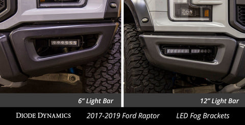 Diode Dynamics Raptor 2017 Stage Series Fog Kit 12 - White Driving - DD6006