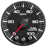 Autometer Spek-Pro - Nascar 2-1/16in Fuel Press 0- 100 psi Bfb Ecu - P514328
