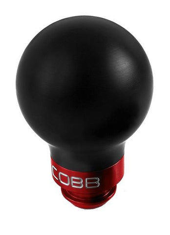 Cobb Subaru 6-Speed COBB Shift Knob - Black w/Race Red Collar (Non-Weighted) - 213350-RD
