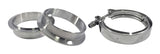 Torque Solution Stainless Steel V-Band Clamp & Flange Kit - 3in (76mm) - TS-VBK-3