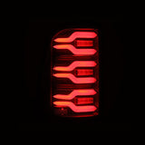 AlphaRex 19-21 Dodge Ram 1500 Luxx-Series LED Tail Lights Black w/Activ Light/Seq Signal - 640040
