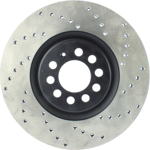 StopTech 00-06 Audi TT Quattro / 03/04-12/04 VW Jetta Left Front Drilled CRYO-STOP Rotor - 128.33062CL