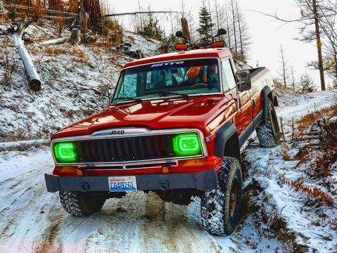 Oracle Pre-Installed Lights 7x6 IN. Sealed Beam - ColorSHIFT Halo - 6908-333