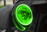 Oracle Jeep Wrangler JK 07-17 LED Waterproof Halo Kit - ColorSHIFT w/ Simple Controller - 3943-504