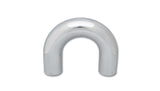 Vibrant 4in O.D. Universal Aluminum Tubing (180 degree Bend) - Polished - 2871