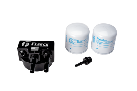 Fleece Performance 11-26 Ford Powerstroke 6.7L Engine Mounted Fuel Filter Assembly - FPE-FMC-UHFA-1123