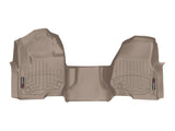 WeatherTech 17+ Ford F-250/F-350/F-450 Front FloorLiner - Tan (w/ First Row Bench Seats) - 4510321