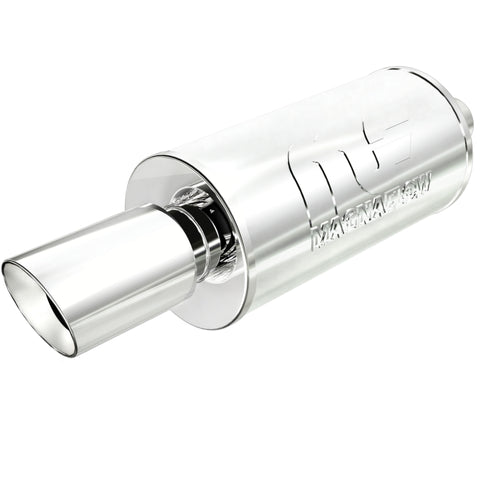 MagnaFlow Muffler W/Tip Mag SS 14X7X7 2.25/4. - 14826