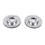 Power Stop 03-06 Kia Sorento Front Evolution Drilled & Slotted Rotors - Pair - JBR1512XPR