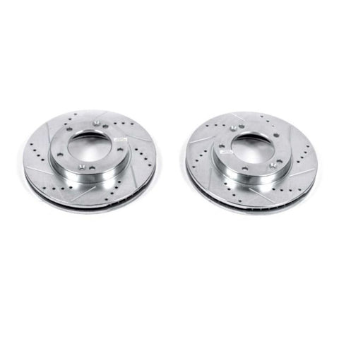 Power Stop 03-06 Kia Sorento Front Evolution Drilled & Slotted Rotors - Pair - JBR1512XPR