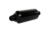 Aeromotive In-Line Filter - (AN -10 Male) 10 Micron Fabric Element Bright Dip Black Finish - 12387