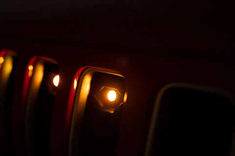 DV8 Offroad 2020+ Jeep JT Grill Amber Marker Lights - GRGL-01