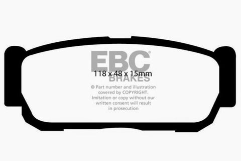 EBC 2006-2007 Hyundai Entourage 3.8L Ultimax2 Rear Brake Pads - UD954