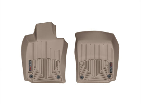 WeatherTech 10+ Porsche Panamera Front FloorLiner - Tan - 452571