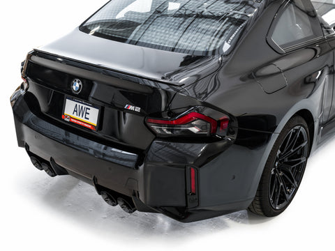 AWE Tuning 23-24 BMW G87 M2 SwitchPath Edition Exhaust - Diamond Black Tips - 3025-43487
