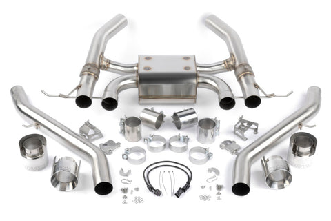 Dinan 21-27 BMW M3/M4 (G80/G82/G83) Valved Axleback Exhaust System - Polished Tips - D660-0093