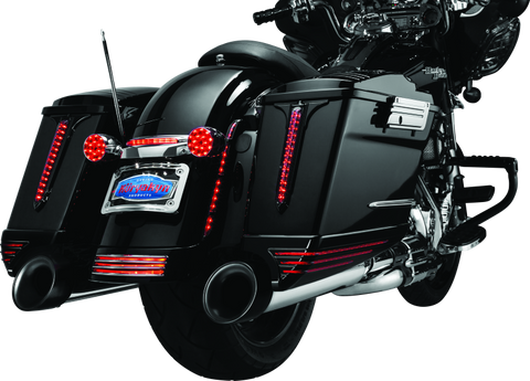 Kuryakyn Rear Fender Accents FLHX & FLTR Models Chrome - 7797