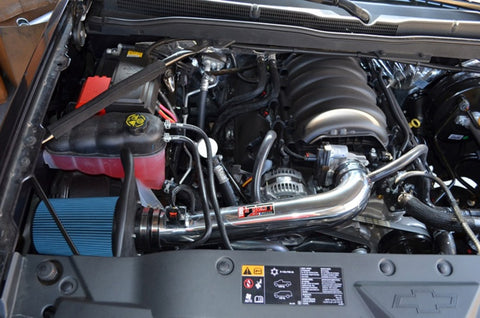 Injen 14 Chevy Silverado/GMC Sierra P/U 5.3L Wrinkle Black Short Ram Intake w/ MR Tech & Heat Shield - PF7064WB