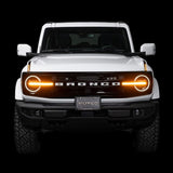 Putco 22-24 Ford Bronco Luminix DRL LED Light Hood Limb Riser (Factory Hood Side Hinge Replacements) - 50001