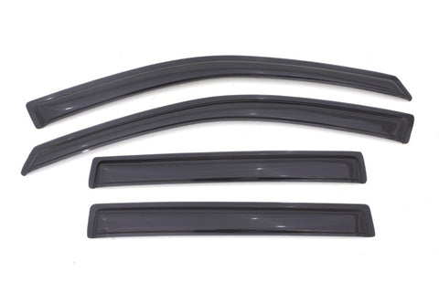 AVS 11-17 Jeep Compass (Old Body Style) Ventvisor Outside Mount Window Deflectors 4pc - Smoke - 94540