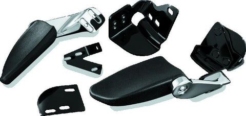 Kuryakyn Stealth Passenger Armrests 97-13 Touring Models Chrome - 8958