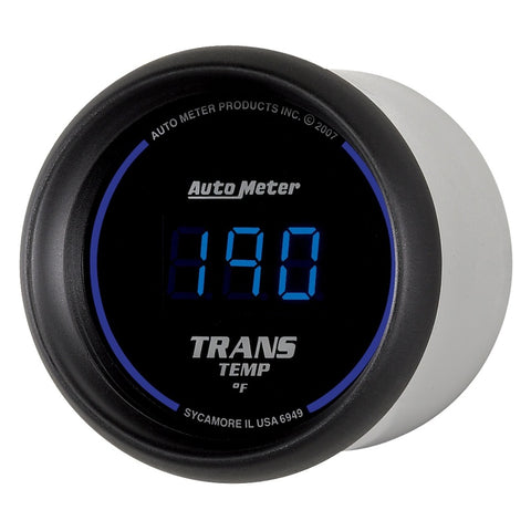 Autometer 52.4mm Black Digital Trans Temperature Gauge - 6949