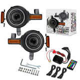 Oracle 2021+ Ford Bronco Oculus Bi-LED Projector Headlights - ColorSHIFT LED - 5886-BC2