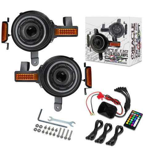 Oracle 2021+ Ford Bronco Oculus Bi-LED Projector Headlights - ColorSHIFT LED - 5886-BC2
