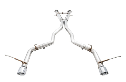 AWE Tuning 2020 Jeep Grand Cherokee SRT Track Edition Exhaust - Chrome Silver Tips - 3020-32061