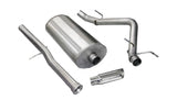 Corsa 2011-2013 Chevrolet Silverado Crew Cab/Short Bed 1500 6.2L V8 Polished Sport Cat-Back Exhaust - 24523