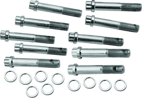 S&S Cycle 7/16-20 X 2-3/8in x 1in TD Head Bolt Kit - 10 Pack - 93-3024