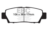 EBC 95-96 Toyota Avalon 3.0 Greenstuff Rear Brake Pads - DP21714