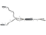 aFe MACH Force-Xp Cat-Back Exhaust w/Dual Hi-Tuck Tips Black 17-18 Ford F-150 Raptor V6-3.5L (tt) - 49-33095-B