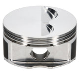JE Pistons 350 SBC STD FLAT TOP Set of 8 Pistons - 187698
