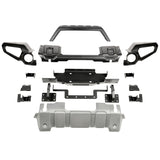 Rugged Ridge Venator Front Bumper W/Overrider & Winch Tray JL - 11549.41
