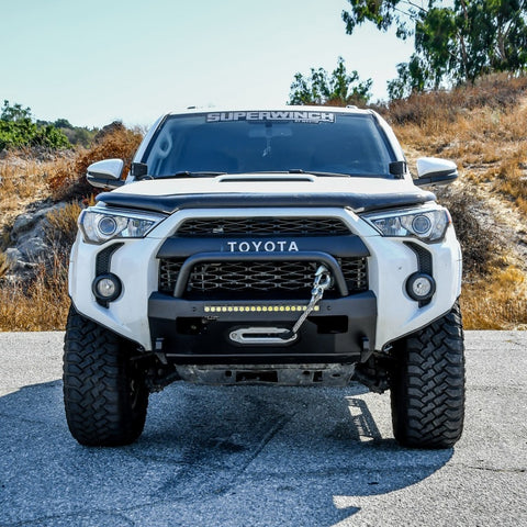 Westin 14-20 Toyota 4Runner Pro-Series Bumper Round Bull Bar - Textured Black - 58-411155RB