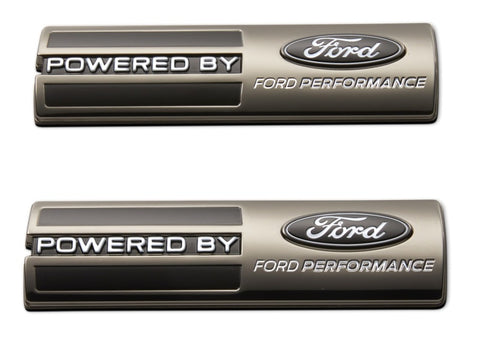 Ford Racing Powered by Ford Performance Fender Badge - Black - M-16098-PBFPB