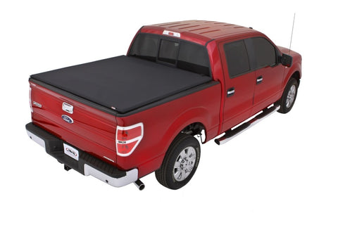 Lund 04-14 Ford F-150 (5.5ft. Bed) Genesis Elite Tri-Fold Tonneau Cover - Black - 95872