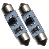 Oracle 37MM 4 LED 3-Chip Festoon Bulbs (Pair) - Cool White - 5205-001