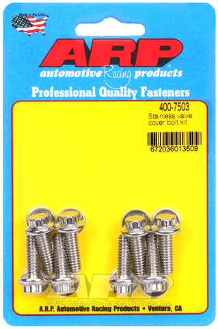 ARP Cast Aluminum Valve Cover 1/4in 12pt Bolt Kit - 400-7503