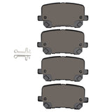 R1 14-23 Dodge Charger Rear Optimum OE Brake Pads - 2551-1766-00