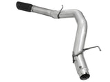 aFe MACHForce XP 5in DPF-Back SS Exhaust Dodge RAM 13-14 6.7L (td) Mega Cab w/ Black Tip - 49-42039-B