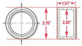 SPC Performance Weld-In Ring Kit 2.25 in. ID - 15525