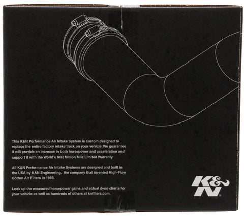 K&N 2012-2014 Ford Edge L4-2.0L F/I Performance Air Intake Kit - 77-2586KS