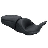 Mustang 08-21 Harley Electra Glide, Rd Glide, Rd King, Str Glide Lowdown Touring 1PC Seat - Black - 79700